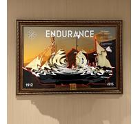 Tableau mural compatible avec The Endurance 10335 Cadre mural pour le salon, idées cadeaux pour les amateurs de supports muraux (modèle non inclus)