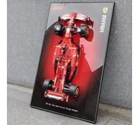Tableau mural d'affichage Lego Technic Ferrari SF-24 F1 42207 - Crochet mural pour voiture - 80 x 50 cm - Décoration pour adultes (modèle non inclus)