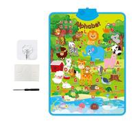 Tableau mural de l'alphabet - Affiche d'apprentissage de 16,14 pouces, tbleau ural d'apprentissage réglable, taleau mral électronique en PVC avec numéros de l'alphabet musical | Tableau mural lége
