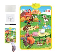 Tableau mural de l'alphabet - Appuyez pour apprendre la phonétique, cadeau de lettres et de sons pour salle de classe préscolaire, jouets d'apprentissage pour | Tableau mural de discours pour