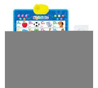 Tableau mural de l'alphabet électronique - Tableau mural électronique des chiffres de l'alphabet musical, affichage audio, panneau d'étude activé par contact, dispositif d'entraînement précoce | Affic