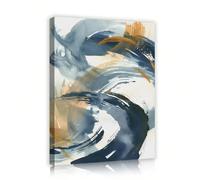 Tableau mural de style scandinave à l'échelle, impression sur toile géométrique, peinture abstraite en spirales, affiches, œuvres d'art pour une décoration intérieure neutre (40x60cm/sans cadre)