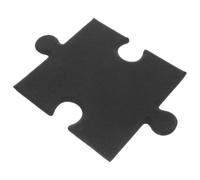 Tableau Mural Décoratif en Feutre Noir Forme Puzzle pour Notes | Fixation Murale sans Abîmer, pour Mémos et Calendriers, Bureau à Domicile, Entrée