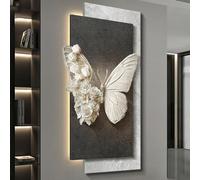 Tableau Mural Décoratif en Grès, Peinture Décorative Moderne À Suspendre, Tenture Murale Intérieure Cadeau, Suspendre Sculptures Artistiques pour Salons Et Chambres(Black 3,70x140cm/27.6x55.1in)