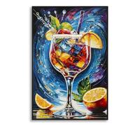 Tableau mural décoratif Mauro Ferretti Cocktail B Multicolore 62x3,5 cm