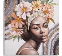 Tableau mural Dipinto 100 x 100 x 3 cm Pin Canvas Multicolore