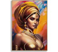 Tableau mural Dipinto 72 x 102 x 4,5 cm Sapin Métal Toile Multicolore