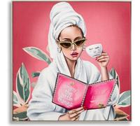 Tableau mural Dipinto 82 x 82 x 4 cm Pin Canvas Multicolore