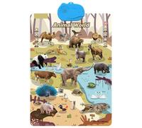 Tableau mural électronique pour enfants - Outil d'apprentissage stimulant - Améliore les compétences cognitives pour les animaux, les légumes, les fruits - Affiche d'apprentissage électronique