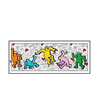 Tableau mural en acrylique pour Lego 31216 Keith Haring Dancing Little Man - Support mural - Uniquement compatible avec Lego 21361