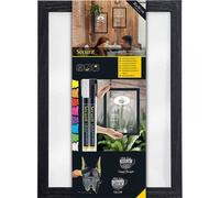 Tableau Mural En Verre - Cadre Noir - 30x40 Cm - Securit