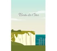 Tableau mural illustration bois de Cise CEANOTHE 45x65 cm Vert - Fabriqué en France Vert G