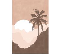 Tableau mural illustration crépuscule CEANOTHE - 30x45 cm - Illustration