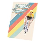 Tableau mural Impression sur Toile Affiche Poster Bernard Hinault Vintage Vélo France Cyclisme Tour (30 cm x 42 cm)