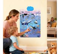 Tableau mural interactif parlant - Poster éducatif interactif pour enfants, poster alphabet, poster éducatif, tableau mural laminé, pour enfants, salle de classe, préscolaire, crèche,