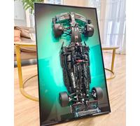 Tableau mural Lego Technic Mercedes AMG F1 W14 E 42171 Performance Car - Décoratif pour adulte - Voiture modèle - Cadeau pour Lego Mercedes F1 - 75 x 45 cm