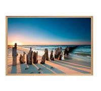 Tableau mural mat encadré sunset shot 65x97 cm CEANOTHE Décoration Murale Art Décoratif Muraux Peinture Imprimée en HD Salon Chambre Bureau Fabriqué en France Bleu G