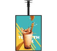 Tableau Mural Numérique LED Affichage Publicité Electronique Tableau de Menu LED avec Rétroéclairage dans le Restaurant Écran d'affichage Lumineux HD pour Centres Commerciaux/Expositions 1 Pc 42