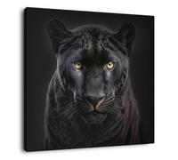 Tableau mural portrait panthère CEANOTHE - 30x30 cm - Animaux