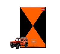 Tableau mural pour ensembles de construction de véhicules tout-terrain Lego Technic 42177, compatible avec cadre d'affichage 42177, idées pour les amateurs de montage mural de voiture Lego - 80 x 50