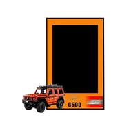 Tableau mural pour ensembles de construction de véhicules tout-terrain Lego Technic 42177, compatible avec cadre d'affichage 42177, idées pour les amateurs de montage mural de voiture Lego - 80 x 50