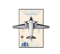 Tableau mural pour Le-go 11378 Flight - Cadre photo mural (panneau mural uniquement)