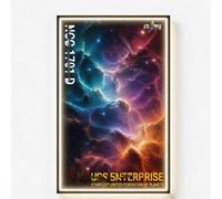 Tableau mural pour Lego 10356 Starship - Support mural pour voiture de course - 50 x 80 cm (10356 B + LED)