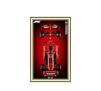 Tableau mural pour Lego 42207 Racing Car 42206 Racing Car - Cadre photo mural, support de présentation, cadre mural pour kit de construction de voiture de course, cadre photo mural - 80 x 50 cm (42207