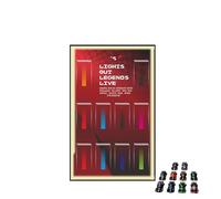 Tableau mural pour Lego 77242-77251 F1 Voiture de course - Support mural pour voiture de course - 50 x 80 cm (USB LED Light F)