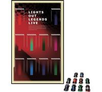 Tableau mural pour Lego 77242-77251 F1 Voiture de course - Support mural pour voiture de course - 50 x 80 cm (USB LED lumière B)