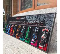 Tableau mural pour Lego 77242-77252 F1 Voiture de course - Support mural pour kit de construction de voiture de course, cadeau idéal pour les amateurs de voiture - 40 x 120 cm (noir)