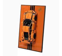 Tableau mural pour Lego Technic 42056 Porsche 911 GT3 RS, support mural de voiture pour adultes à collectionner pour blocs de construction, idéal pour les amateurs de Lego (panneau mural uniquement)