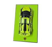 Tableau Mural pour Lego Technic 42115 Lamborghini Sián FKP 37, Objets de Collection pour Lego Adultes - Support Mural pour Blocs de Construction, idéal pour Les Amateurs de pour Lego (Panneau Mural