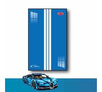 Tableau mural pour Lego Technic Bugatti Chiron Race Car 42083, idée cadeau pour les amateurs de Lego - Idéal pour les collectionneurs de Lego - Modèle non inclus (Chiron-D)