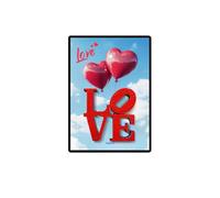 Tableau mural pour sculpture Le-go 31214 Love - Cadre photo mural (panneau mural uniquement)