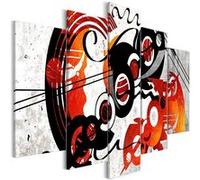 Tableau Music Creations (5 Parts) Wide-Taille L 100 x H 50 cm Imprimé G