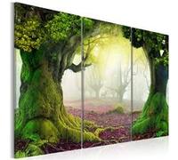 Tableau Mysterious forest triptych-Taille L 120 x H 80 cm Imprimé G