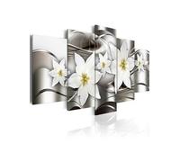 Tableau Mysterious lilies-Taille L 100 x H 50 cm