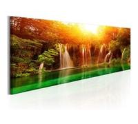 Tableau Nature: Magnificent Waterfall-Taille L 150 x H 50 cm Imprimé G