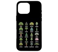 Tableau Naturel botanique des Types d'arbres Coque pour iPhone 16 Pro Max