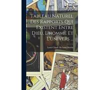 Tableau Naturel Des Rapports Qui Existent Entre Dieu, L'homme Et L'univers ...
