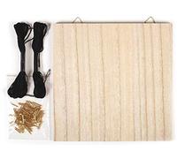 Graine créative – Tableau de fil tendu String Art Planche à composer en bois brut 22 cm