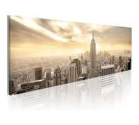 Tableau Imprimé "New York City Among the Clouds" 45 x 135 cm Multicolore G