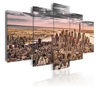 Tableau New York City: Morning Sky-Taille L 200 x H 100 cm Imprimé G