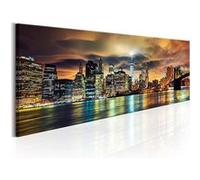 Tableau Non renseigné Tableau New York Sky-Taille L 150 x H 50 cm