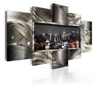 Tableau Night in New York II-Taille L 100 x H 50 cm