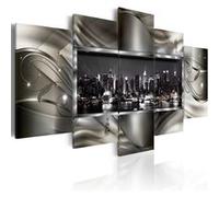 Tableau Night in New York III-Taille L 200 x H 100 cm Imprimé