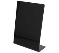 Tableau Noir Acrylique Rectangulaire à Craie, Double Face | Pied Stable, Base Incluse, Usage Horizontal ou Vertical, pour Étiquettes de Plantes et Loisirs Créatifs
