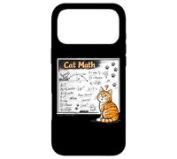 Tableau Noir avec équations de Physique pour Chat tigré Coque pour iPhone 17 Pro Max