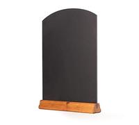 Tableau Noir avec Socle en Bois pour Table Chalkboards UK, chêne foncé, (A3) - 42 x 30 x 4 cm